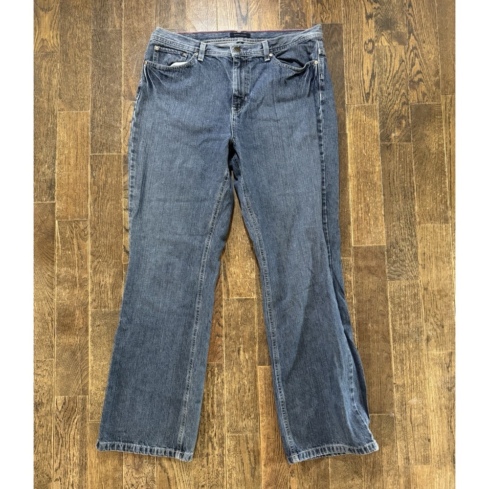 Tommy Hilfiger Jeans Women's‎ Size 14 (W34xL30.5) Bootcut Blue High Rise